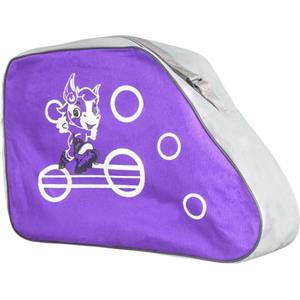 Generic Borsa per pattinaggio su ghiaccio, borsa per pattini a rotelle, per pattini a rotelle, traspirante, borsa per pattini a rotelle, zaino regolabile per ragazzi e ragazze