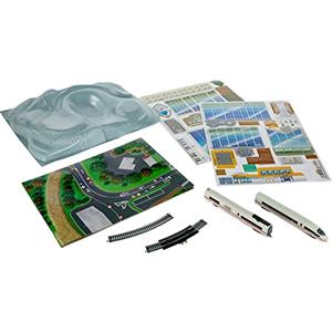 Mehano - T737 Trenino Elettrico ad Alta velocità con Paesaggio e Binari Inclusi, 5851411