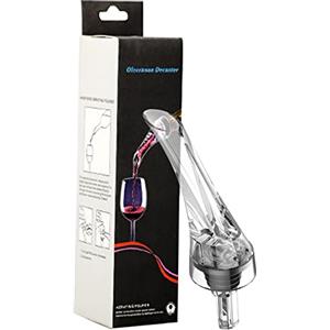 FIBOUND Decanter per Vino Rosso - Aeratore Tappi Bottiglie di Qualità | Versatore Salvagoccia Anti-Goccia, Aperitivo Accessori Sommelier Barman Bar Beccuccio, decantare vino con eleganza e semplicità