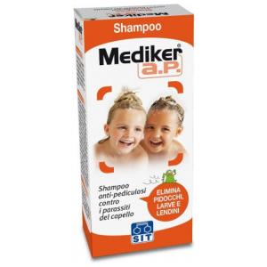 Mediker Shampoo Antipediculosi 100 ml - Elimina pidocchi, larve e lendini, rispetta il delicato equilibrio biologico del capello