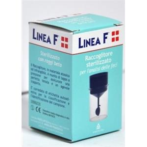 Angelini Raccoglitore Feci Linea F - Sterilizzato, Materiale Atossico, Tappo a Pressione, Etichetta Autoadesiva