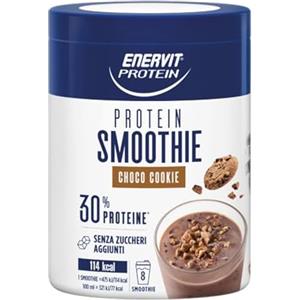 Enervit, Barattolo Smoothie Choco Cookie da 320 Grammi, con Proteine del Latte, Fibre e Vitamina D, Senza Zuccheri Aggiunti