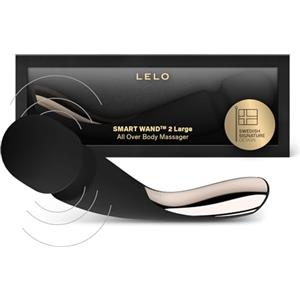 LELO SMART WAND 2 Large, Massaggiatore Manuale per Tutto il Corpo, Magic Wand con 10 Modalità di Vibrazione, Vibratore Donna e Uomo, Black