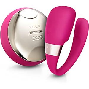 LELO TIANI 3 Sex Toys Donna, Stimolatore Clitorideo Femminile a Forma di U, Telecomandato per un Piacere Senza mani, Massaggiatore per Coppie, Vibratore Donna con Comando a Distanza, Cerise