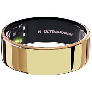 ULTRAHUMAN Ring AIR - Nessun abbonamento all'app - Smart Ring - Taglia prima con kit di dimensionamento - Monitora sonno, allenamenti, FC, HRV - Batteria fino a 6 giorni (taglia 8)