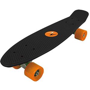 Extreme Skateboard FREEDOM tavola nera - ruote arancio