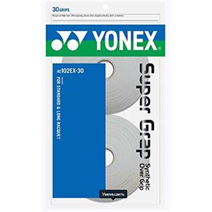 Yonex Super GRAP - Overgrip per Racchette, Confezione da 30, Bianco