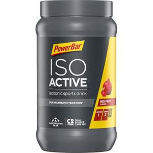 Powerbar Isoactive Red Fruit 600g - Bevanda Sportiva Isotonica - 5 Elettroliti + C2MAX