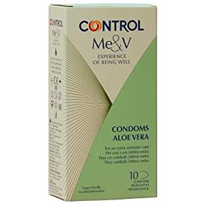 CONTROL Me&V Aloe Vera preservativi idratanti ed extra lubrificati con Aloe Vera - 10 profilattici