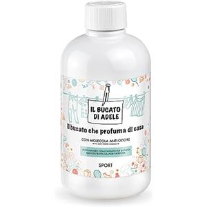 IL BUCATO DI ADELE il bucato che profuma di casa | Profumatore Bucato Lavatrice, Fragranza Sport, Formato 500 ml