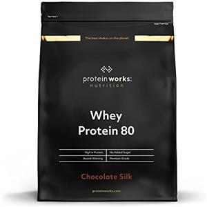 Protein Works THE PROTEIN WORKS Proteine Whey 80 (Concentrate) In Polvere | 82% Di Proteine | Frullato Proteico Povero Di Zuccheri | Cioccolato Morbido | 500g