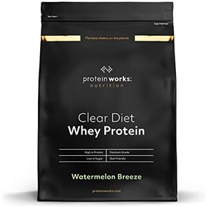 THE PROTEIN WORKS Clear Diet Whey Protein Isolate, Anguria, Bevanda rinfrescante ad alto contenuto proteico 500 g