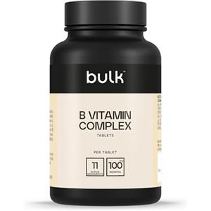 Bulk Complesso vitaminico B, Con biotina, inositolo, PABA e colina, 60 Compresse, 60 porzioni