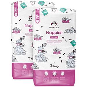 Mama Bear Marchio Amazon - Mama Bear Disney Pannolini ultra-asciutti, Taglia 6 (15+ kg), Bianco, 140 Unità, 2 Confezioni da 70, PACCO MENSILE