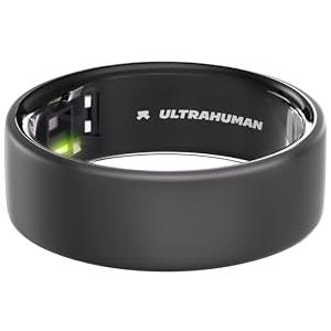 ULTRAHUMAN Ring AIR - Nessun abbonamento all'app - Smart Ring - Taglia prima con kit di dimensionamento - Monitora sonno, allenamenti, FC, HRV - Batteria fino a 6 giorni (taglia 9)