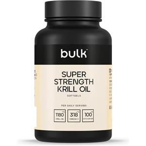 Bulk Olio di Krill Superconcentrato 590mg, 1180 mg a porzione, 60 Capsule molli, 30 porzioni