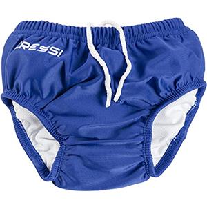 Cressi USD030101B Pannolino per Mare e Piscina, bambini, Blu, S (6-9 Mesi)