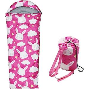 tuphen Kids Sleeping Bags, Sacco a Pelo per Bambini Unisex Baby, Rosa