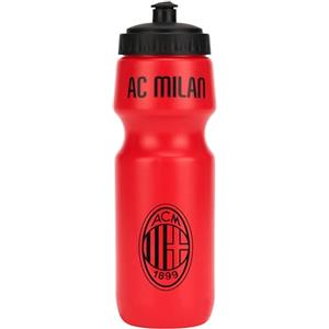 AC Milan Borraccia sportiva in plastica con Logo, 700 ml, senza BPA, Prodotto ufficiale, Rosso