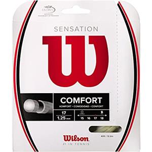 Wilson WRZ941100 Corda da Tennis Sensation, 12.2 m, Unisex, Natural, 1.25 mm