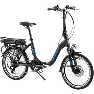 F.lli Schiano Solar, Bicicletta elettrica Unisex Adulto, Nero, 20