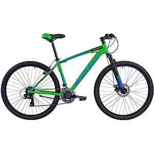 Legnano Cortina, MTB 27.5 Pollici Uomo, Verde, Blu e Nero, 43