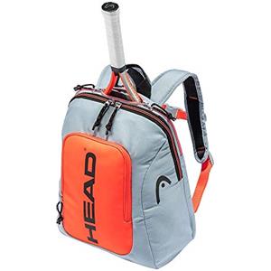 Head , Kids Zaino Rebel Unisex Adulto, Grigio/arancione., Kids backpack