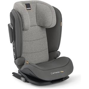 Inglesina Cartesio i-Size Seggiolino Auto, Isofix, per Bambini da 3 a 12 Anni circa, dai 100 ai 150 cm, Stone Grey