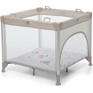 Foppapedretti Box Pieghevole Jubox, per bambini dalla nascita a 36 mesi, Trasportabile con Borsa in dotazione, Tappetino Imbottino, Angoli Protetti con Rivestimento, 93x93x78 cm, Circus