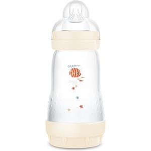 MAM Biberon Easy Start Anticolica, con Tettarella in Silicone SkinSoftTM, 2+ Mesi, 260 ml, Neutro