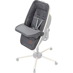 Maxi-Cosi Alba kit Prima pappa, Vassoio e rivestimento seggiolone, 100% tessuti riciclati, 6 mesi - 3 anni (15 kg), Beyond Graphite