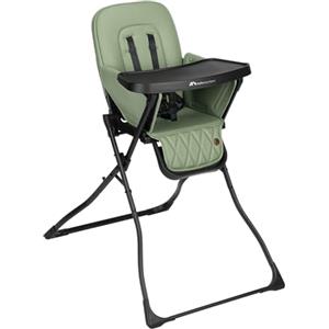 BEBE CONFORT Bebeconfort Mallow, Seggiolone pappa 0 36 mesi, 0-15 kg, Seggiolone pieghevole ultracompatto, Leggero 5.6 kg, Chiusura facile e veloce con una mano, Facile da Pulire, Mineral Green