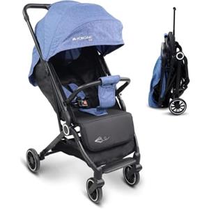 Mobiclinic® Kids, Passeggino leggero, Ultra Compatto, Trip, Imbracatura a 5 punti, Manubrio di trasporto, Cestino, 0-36 mesi, Completamente regolabile, Maniglione unico, Cuffia ribaltabile, Freni