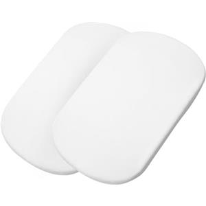 Maxi-Cosi Lenzuolini per Lettino Maxi-Cosi Iora, Biancheria per Lettino, Lenzuolini per Culla Fianco Letto per Maxi-Cosi Iora, Iora Air e Tori, Set di 2 Lenzuolini per Culla Fianco Letto, Colore Bianco