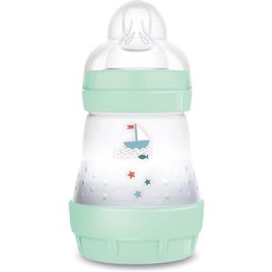 MAM Biberon Easy Start Anticolica, con Tettarella in Silicone SkinSoftTM, 0+ Mesi, 130 ml, Azzurro