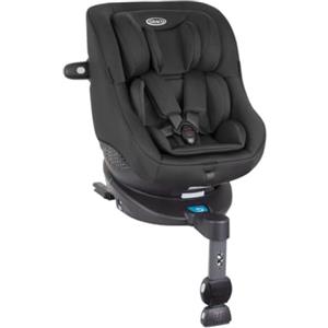 GRACO - Turn2Me i-Size R129 Seggiolino auto ISOFIX con rotazione di 360°, da 40 a 105 cm (dalla nascita fino ai 4 anni circa), Midnight