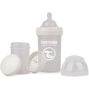 Twistshake Biberon anti-coliche 180 ml per Neonati e più - Bianco