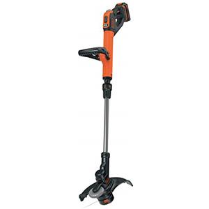 BLACK+DECKER,TAGLIABORDI POWER COMMAND 18 V - 2.0 AH, TAGLIO 28 CM, VELOCITA' REGOLABILE, FILO SINGOLO 1.5 MM, DOPPIA IMPUGNATURA ,RUOTA PER BORDATURA . STC1820EPC-QW