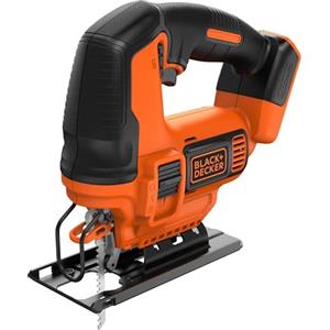 BLACK+DECKER Seghetto alternativo 18V Litio (unità senza batteria e senza caricabatterie). BDCJS18N-XJ