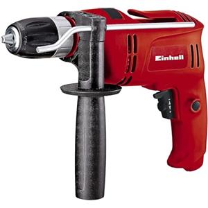 Einhell Trapano a percussione TC-ID 650 E (650 W, capacità di foratura Ø legno 25 mm, calcestruzzo 13 mm, metallo 10 mm, arresto di profondità in metallo, gancio a nastro)