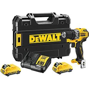 DEWALT Trapano Avvitatore Compatto 2 Velocità 12V, DCD701D2-QW