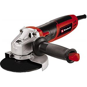 Einhell TC-AG 125/850 Smerigliatrice angolare (tensione 230 V, potenza 850 W, giri min. 12000, diam. Max disco 125 mm, inc. impugnatura aggiuntiva con chiave integrata)