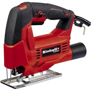 Einhell Seghetto alternativo TC-JS 60/1 (tensione 220-240 V, 400 W, oscillazioni al min. 1000-3000, max taglio legno 60 mm, plastica 10 mm, metallo 6 mm, cambio lama manuale)