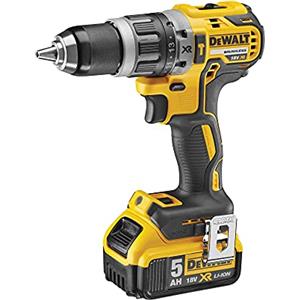 DEWALT DCD796P2-QW Trapano Avvitatore - 2 Velocita' 18V Motore Brushless Mandrino Autoserrante In Metallo 1.5-13Mm.