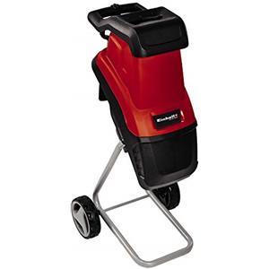 Einhell GC-KS 2540 Biotrituratore elettrico a lame (220-240 V, 50 Hz, 2500 W, diam. Max ramaglie 4 cm, incl. 2 coltelli reversibili lame speciali, pestello e sacco raccolta)