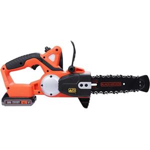 BLACK+DECKER, Elettrosega A Batteria Litio, Fino A 20 Cm Di Taglio, 18 V, 2.0 Ah, Nero Arancione. GKC1820L20-QW