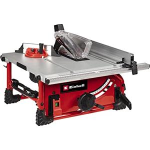 Einhell Sega circolare da banco modello TE-TS 254 T (2.000 watt, Soft Start, piano in alluminio, prolunga, guida parallela, guida angolare, interruttore sovraccarico, cuneo divisore regolabile)