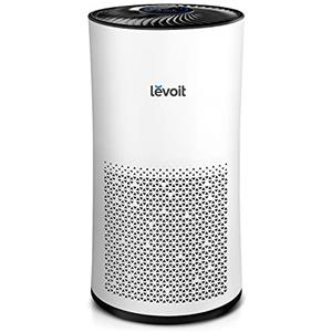 Levoit Purificatore d'Aria per Casa fino a 83m² con Filtro HEPA, CADR 400m³/h, Monitor di Qualità dell'Aria, Timer, Modalità Risparmio, Ideale per Bambini, Allergie, Fumatori, Formaldeide, LV-H133