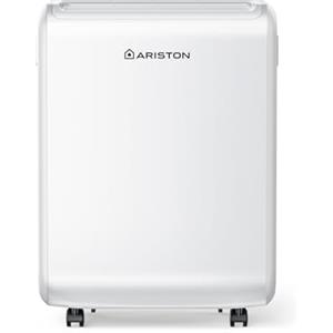 Ariston DEOS 12 Deumidificatore Portatile Piccolo per Casa, Silenzioso, Capacità 12 litri per Ambienti fino 35mq, Bianco, NEW