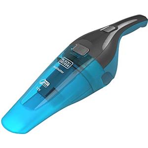 BLACK+DECKER, Aspirabriciole e Aspira Liquidi Senza Fili Potente a Batteria Litio Doppio Sistema di Filtraggio, Design Compatto, Contenitore Rimovibile, Supporto a Muro, 385ml 7.2V 10.8Wh. WDC215WA-QW